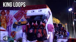 Wesleys King Loops ride  Nottingham Goose Fair 2019 [upl. by Ianej]