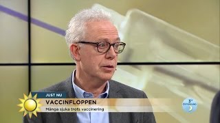 Kritik mot vaccin mitt i influensakulmen  Nyhetsmorgon TV4 [upl. by Erhart]