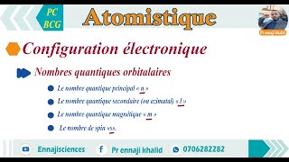 Configuration électronique les nombres quantiques [upl. by Pippo429]