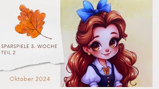 🍄🐿️ 3 SparspielRunde Oktober 2024 🍁🌼 Teil 2 🐿️🍄Sparen mit der Umschlagmethode [upl. by Ninerb72]