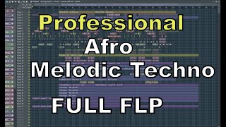 AFRO HOUSEAFRO MELODIC TECHNO Fl STUDIO FUll Template 68 [upl. by Ruvolo650]