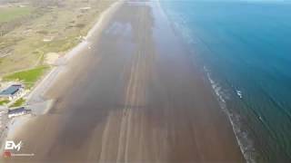 Pendine Sands  Carmarthenshire Wales by Drone HD [upl. by Shiller293]