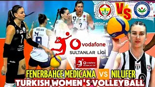 FENERBAHCE 🆚 NILUFER TURKISH WOMENS VOLLEYBALL LEAGUE 2024 [upl. by Enelrihs]