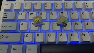 Switch Comparison  Gateron Milky yellow pros vs Leobog Reaper switches [upl. by Reh450]