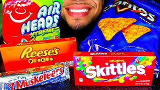 ASMR CANDY EATING JUNK FOOD MOUTH SOUNDS BIG BITES CRUNCHY MUKBANG JERRY [upl. by Giselbert]