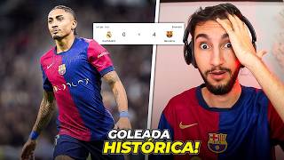 Barcelona 4 x 0 Real Madrid  MBAPPÉ ERRA TUDO E BARCELONA APLICA GOLEADA 🔥 [upl. by Kcirej]