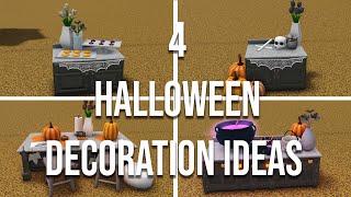 4 Halloween Decoration Ideas  Welcome To Bloxburg [upl. by Danit]