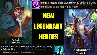 Heroes Charge  New Legendary Heroes  Witch and Soul Hunter [upl. by Cristiano]