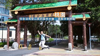 桃園虎頭山公園多條老少咸宜的休閒步道，悠哉地享受森林環境散步到山頂終點停機坪 [upl. by Oiragelo4]