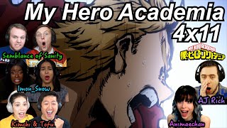 My Hero Academia 4x11 Reactions  Great Anime Reactors  【僕のヒーローアカデミア】【海外の反応】 [upl. by Aiouqes779]