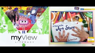 A Visit to the Art Store  myView Kindergarten Unit 1 Week 5  Read Along [upl. by Mansfield]