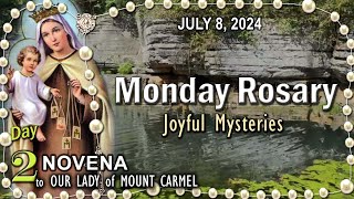 🌹MONDAY Rosary🌹OUR LADY of MOUNT CARMEL 🟫 NOVENA Day2 Joyful Mysteries JULY 8 2024 Scenic [upl. by Russian673]