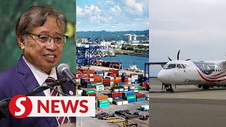 Sarawak govt targets takeover of Bintulu Port MASwings this year says Abang Jo [upl. by Harimas]