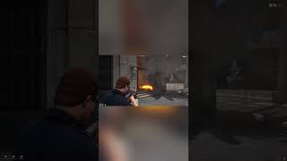 Waffloos pretends to be a cop to rob a Mafia bank gta gaming shorts gtarp gtav [upl. by Ferwerda]