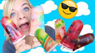 DIY SUMMER POPSICLES 😎 Easy and Delicious  SoCassie [upl. by Sheline]