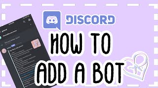 how to add a discord bot to your server on mobile ios android  Discord Tutorial [upl. by Ocinom]