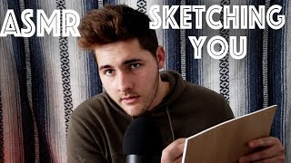 ASMR Sketching and Shading Your Face Whispered Roleplay [upl. by Nennek240]