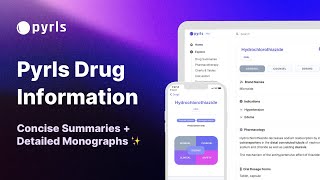 How to Use Drug Summaries In Pyrls [upl. by Oneg]