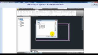 AutoCAD Mechanical 2014 Creating An Assembly With Structure Tutorial [upl. by Ylla]