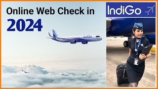 how to do web check in indigo 2024  Indigo Boarding Pass  indigo web check in kaise kare [upl. by Cyd]