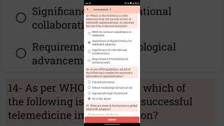 Section 5  TeleMedicine amp TeleHealth Answer Key  NCISM Electives telemedicine telehealth [upl. by Ititrefen]