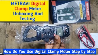 How do you use a clamp meter step by step METRAVI DT725 Digital Clamp Meter Clamp Meter कैसे चलाए [upl. by Straub]