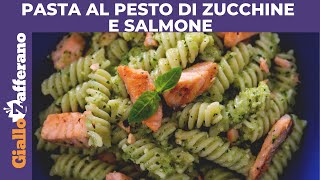 PASTA AL PESTO DI ZUCCHINE E SALMONE  Cremosa e delicata [upl. by Atteroc82]