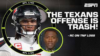 The Texans offense is TRASH 🗑️  Ryan Clark points out issues in loss to Jets  NFL Live [upl. by Mauricio]