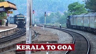 Kerala To Goa Journey  ALCO Ernakulam Mumbai Duronto [upl. by Wehtta]