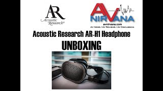 Acoustic Research ARH1 Headphone Unboxing [upl. by Inaflahk]