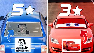 CAMA FARKLI ETİKETLER YAPTIM   Cama Yazı Yazma  Car Parking Multiplayer 2 [upl. by Brout232]