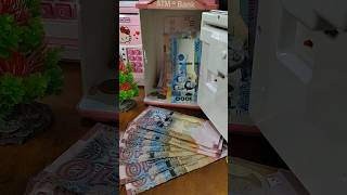 Money Bank mini ATM 🏧💰💸 asmr shortsvideo viral satisfyingvideo [upl. by Eidak]