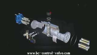 Stainless Steel Pneumatic Actuated 3Piece Ball Valve [upl. by Milas]