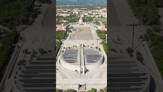 Portugal  Fatima travel drone portugal church wahlfahrt [upl. by Dorsy]