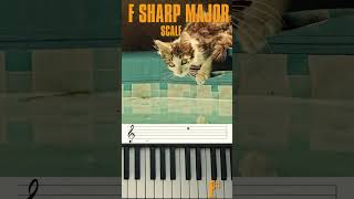 F Sharp Major Chord Scale  Piano Lesson learnscales [upl. by Nigel]