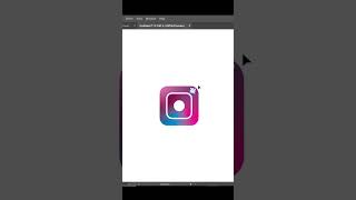 Instagram logo redesign howtocreatelogoinillustrator creative logo [upl. by Yelrak250]