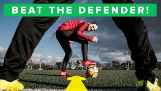 Learn the most effective dribbles  5 simple football skills [upl. by Ytitsahc633]