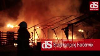 Brand op camping Konijnenberg in Harderwijk [upl. by Mast169]