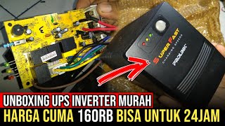 Unboxing UPS INVERTER Prolink PRO700SFC MURAH  Cuma 160rb an Bisa Backup 24jam tanpa Timer Ups ac [upl. by Dido425]