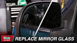 How To Replace Your Vehicles Side View Mirror Glass [upl. by Bliss]