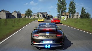 Assetto Corsa Porsche 911 991 GT3 race on beautiful German track Feldbergring [upl. by Paris]