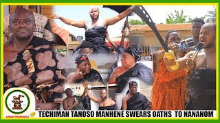 Techiman TanosoManhene Nana Sarfo Yeboah Amponsam II Swears Oath Of Allegiance To Tanosoman And [upl. by Noremak]