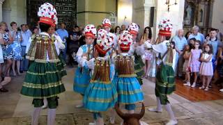 Grupo de danzas de Paloteo de Fuentelcésped Burgos junio 2017 [upl. by Nogras]