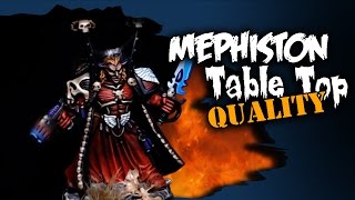 How To Paint Mephiston  Table Top Quality Tutorial [upl. by Adel558]