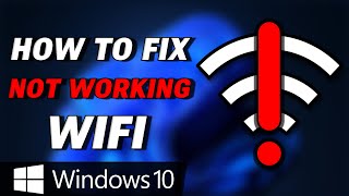 🛠️ How To Fix Wifi Not Working On Windows 10  Fix All WiFi Issues [upl. by Devin492]