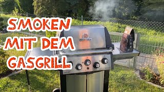 2 Wege  Smoken  Räuchern mit dem Gasgrill [upl. by Ttennej705]