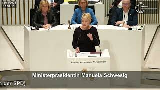 Vom mutigen Umbruch zum Aufbruch in Freiheit – 35 Jahre friedliche Revolution  Manuela Schwesig [upl. by Milde]