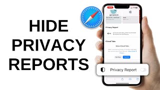 How to Hide Privacy Report in Safari on iPhone  iOS 18 [upl. by Eadas]