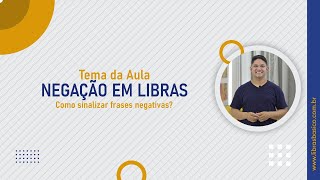 Frases negativas em Libras [upl. by Barling241]