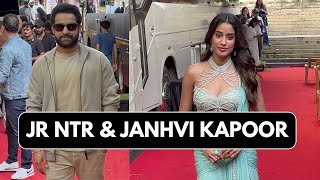 Saif Ali Khan Jr NTR amp Janhvi Kapoor Spotted At Filmcity  saifalikhan jrntr janhvikapoor [upl. by Anuahsed]